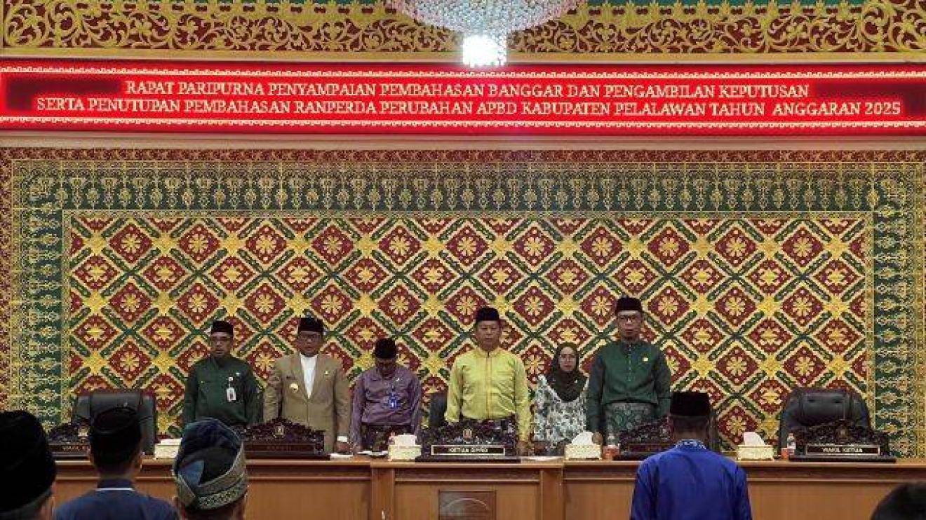 DPRD Pelalawan Bahas Ranperda Perubahan APBD 2025, Fokus pada Efisiensi dan Dampak Pembangunan